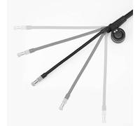 Pompa ammortizzatore bici in alluminio 300 PSI per forcella ammortizzatore posteriore e pneumatico con manometro e pulsante di rilascio dell'aria manuale per messa a punto (D)