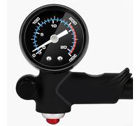 Pompa ammortizzatore di precisione per bici con uscita 300 psi, supporto forcella ammortizzatore posteriore e gestione dell'aria dei pneumatici (D)