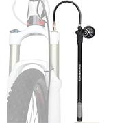 Pompa ammortizzatore Mountain Bike - 300psi - Attrezzo Aria Per La Sospensione Con Misuratori | Gonfiatore Portatile per Bicicletta Con Valvola di sfiato, Accessorio Universale Compatto Per I