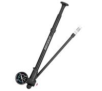 Pompa ammortizzatore per bici con manometro, 300 psi, pompa ad aria ad alta pressione per forcella della bicicletta e sospensione posteriore