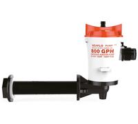 POMPA AREAZIONE PESCATO SEAFLO ORIZZONTALE 800 GPH 12V PER VASCA PESCE VIVO