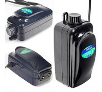 POMPA ARIA AREATORE AERATORE PER ACQUARIO A 2 VIE CON REGOLATORE 2 x 3.5L/min 8W