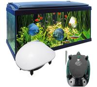 Pompa aria areatore aeratore per da acquario pesci 6,6 l/m esterna 3.5 w ap-8804