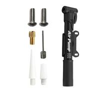 Pompa Aria per Biciclette Gonfiatore Manuale Portatile Alta Pressione | Pompa per Pneumatici Bici con 4 Ugelli per Pallacanestro Moto Calcio Viaggi Ciclismo