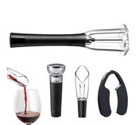 POMPA ARIA POMPA A A SUGHERA, APRIRE BOTTORE AVVOLTO A PRESSIONE AIR | Apribottiglie di vino riutilizzabile con taglierina in alluminio, versatore aeratore, tappo a vuoto,Saces di servizio efficie