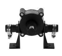 Pompa Autoadescante Manuale per Trasferimento Liquidi, ABS Nero | Uso Domestico e Giardinaggio, Compatibile Acqua e Olio, Staffe e Strumenti di Montaggio