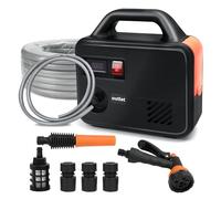 Pompa autoadescante portatile per batteria Makita da 18 V agli ioni di litio, alimentata a batteria da 18 V (solo attrezzi, senza batteria), con tubo di scarico dell'acqua da 20 metri, pistola per
