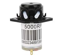 Pompa autoadescante SustVita DC 6V con controllo della velocità 0,1 a 100 giri/min, una pompa dell'acqua in miniatura con flusso reversibile per prodotti farmaceutici e analisi (6V nero opaco)