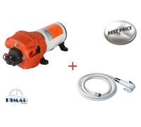 POMPA AUTOCLAVE PIU TUBO DOCCIA 4MT 12V. 12.5 LITRO/MIN + PRESSOSTATO NAUTICA