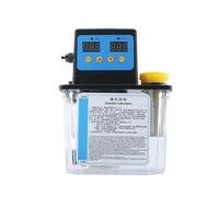 Pompa automatica CNC per olio lubrificante Pompa olio elettromagnetica 1L 2L Uscita 4/6mm con due manometri Flusso 50 ml/min Volt CA 220 V 50 Hz(1L 6mm oil outlet)
