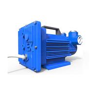 Pompa benzina 12V 24V con antideflagrante Micro pompa olio elettrica, pompa diesel 600 W 60l/min Pompa Metanolo Etanolo,Alte prestazioni(24V Blue)