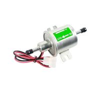 Pompa benzina Pompa Carburante Elettrica Universale 12 V E 24 V Bassa Pressione Bullone Fissaggio Filo Diesel-benzina HEP-02A Carburatore rubinetto benzina carburante(24V Silver)