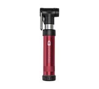 Pompa Bici Crankbrothers Gem Rossa in Alluminio 9 Bar con Adattatore Presta/Schrader