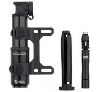 Pompa Bici EnCase Portatile MTB Gravel Fat Bike 70 PSI Nero