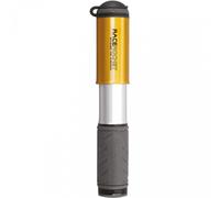 Pompa Bici Topeak RaceRocket Oro - Mini, Portatile, 120 psi, Alluminio, per Corsa e Allenamento
