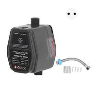Pompa Booster Automatica da 100 W 24 V CC con Motore Brushless a Magneti Permanenti Portata da 25 Litri al Minuto e Tubo di Collegamento in Acciaio Inossidabile per Scaldabagno