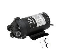 Pompa Booster For Acqua RO Autoadescante Da 75 Gpd Nel Ad Osmosi Inversa For Pozzo, Serbatoio Di Stoccaggio SP2766 Funzionamento Fluido Portata Costante Affidabile(With Fittings)