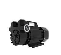 Pompa Booster, Pompa benzina 12V 24V con antideflagrante Micro pompa olio elettrica, diesel 600 W 60l/min Metanolo Etanolo(12V black)