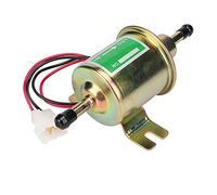Pompa Carburante 24V Pompa Carburante Universale 24V Pompa Carburante Elettrica per Barca Auto Filtro in Linea Sostituzione Benzina (Argento) (Oro)