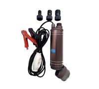 Pompa Carburante, 40L/min 12V/24V Piccola Pompa Sommergibile Elettrica DC Portatile for L'erogazione di Carburante Acqua di Plastica Semplice Pistola Ad Olio tubi(DC12,220)