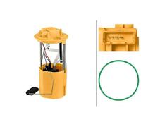 HELLA 8TF 358 305-181 Imp. alimentazione carburante - elettrico - 4a... poli - con indicatore livello carburante/con guarnizioni