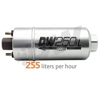 Pompa carburante esterna DW250iL DeatschWerks 250lph kit di installazione uni...