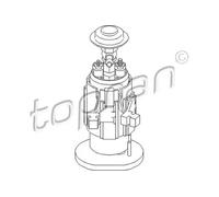Pompa carburante nel serbatoio carburante elettrico 500 815 TOPRAN per BMW 5 7
