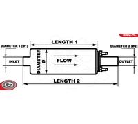 Pompa carburante nel serbatoio carburante per JEEP CHEROKEE