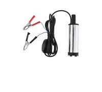 Pompa Carburante Pompa Sommergibile In Acciaio Inossidabile Da 12 L/min 60 W 12 V/24 V Per Trasferimento Acqua Olio E Carburante Per Auto Per Roulotte Per Nautica(12 Alligator Clips A)