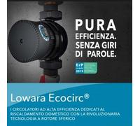 POMPA CIRCOLATORE A ROTORE BAGNATO LOWARA CODICE ECOCIRC 25-4/130