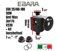 POMPA CIRCOLATORE RISCALDAMENTO EBARA COMP ECOCIRC EVOSTA V230 INT 130 180 ACQUA