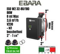 POMPA CIRCOLATORE RISCALDAMENTO EBARA COMP ECOCIRC EVOSTA V230 INT 130 180 ACQUA