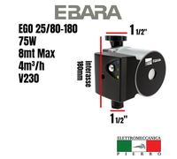 POMPA CIRCOLATORE RISCALDAMENTO EBARA COMP ECOCIRC EVOSTA V230 INT 130 180 ACQUA