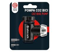 Pompa CO2 Bici - Gonfiatore CO2 per Bicicletta con Valvola di Controllo | Pompa Gonfiaggio Bici Compatibile Presta e Schrader | Regolatore CO2 Bicicletta | Rubinetto Bomboletta CO2