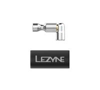 Lezyne Cnc Co2 Valve Adapter Argento Gloss Silver