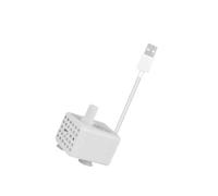 Pompa compatta per acquario da tavolo, USB 3 W per il passaggio sottomarino del corso d'acqua, base a ventosa, circolazione interna USB per acquario, pompa di trasferimento per la cura dei pesci