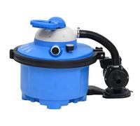 Pompa con Filtro a Sabbia Blu e Nera 385x620x432 mm 200W 25L