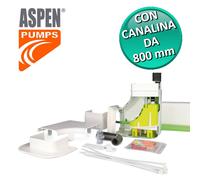 Pompa condensa climatizzatore con canalina Bianco puro Mini LIME silent+ Aspen P