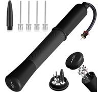 Pompa da calcio con 5 aghi, non perdere mai il perno con cavo estensibile, pompa manuale per palloni, pompa pneumatica per calcio, pallacanestro, pallavolo - ottima per tutti i palloni da allenamento