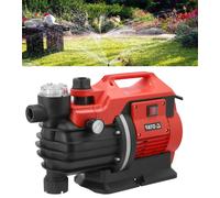 Pompa da Giardino 1300W 5000l/H di Pressione Con Manometro & Prefiltro YATO