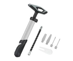 Pompa da pallacanestro, pompa ad aria leggera, ugello resistente, gonfiatore sportivo per calcio, palloncini, galleggiante da piscina, pratico strumento di pressione per adulti e giovani, design con
