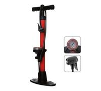 POMPA DA PAVIMENTO PER BICI CON MANOMETRO CON DOPPIO RACCORDO