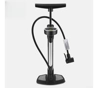 Pompa da pavimento verticale progettata per gonfiare i pneumatici della bicicletta, cilindro rinforzato in acciaio inossidabile, prestazioni 160 PSI, monitoraggio della pressione in tempo reale