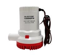Pompa da sentina 12/24 V, 1500/2000/3000/3500 GPH, pompa di scarico con spinotto alimentata a batteria, pompa dell'acqua elettrica per barca (12 V, MKBP-G1500)