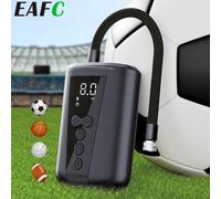 Pompa d'aria digitale EAFC con misuratore di pressione del compressore d'aria per gonfiaggio wireless a luce LED per calcio, pallavolo, basket