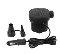 Pompa d'aria elettrica CC per auto da 12 V Gonfiatore potente portatile Deflatore per gommoni Letti Divani Salvagenti per uso interno all'aperto PVC nero 10,2 x 8,5 x 10,1 cm 1
