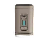 Pompa D'aria Elettrica Con Luci, Mini Compressore D'aria Wireless, Pompa Di Gonfiaggio/sgonfiaggio For Campeggio All'aperto Uso Versatile(Brown)