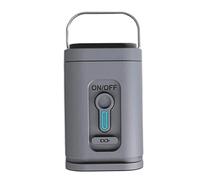 Pompa D'aria Elettrica Con Luci, Mini Compressore Wireless, Di Gonfiaggio/sgonfiaggio For Campeggio All'aperto Gonfiaggio Veloce Preciso Qualsiasi Momento(Gray)