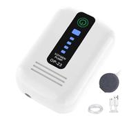 Pompa d'aria per acquario - Compressore di ossigeno USB portatile silenzioso | Aeratore per acquario, laghetto da giardino, coltura e piscicoltura all'aperto con batteria da 2600 mAh