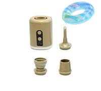 Pompa d'aria per gonfiaggio - Mini compressore elettrico, ventilatore d'aria portatile, strumento di gonfiaggio da viaggio, dispositivo leggero alimentato a batteria, attrezzatura per avventure all'ar